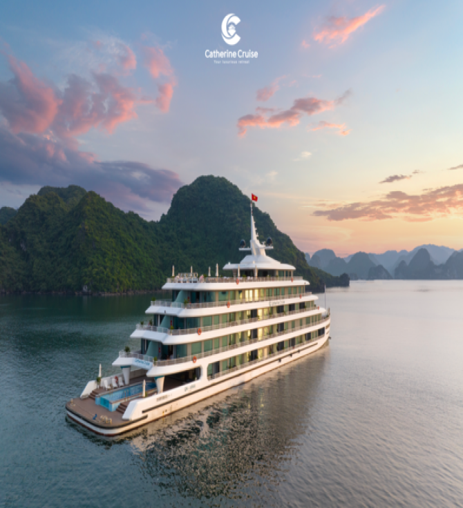 CATHERINE CRUISE 2 NGÀY 1 ĐÊM TUYẾN VỊNH HẠ LONG